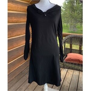 Nwt ETHOS Paris Organic Cotton Dress Black - Womens size L